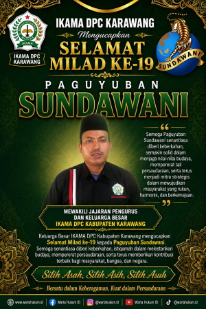 Milad Paguyuban Sundawani: IKAMA DPC Karawang Ucapkan Selamat Milad ke-19, Perkuat Persaudaraan Lintas Budaya