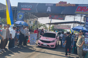 310 Pembalap Meriahkan Pringsewu Drag Race Championship 2026, Polres Pringsewu Dorong Penyaluran Hobi Balap Secara Legal