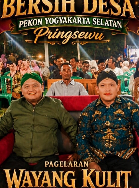 Menggema, Pagelaran Wayang Kulit Semalam Suntuk Meriahkan Bersih Desa Pekon Yogyakarta Selatan