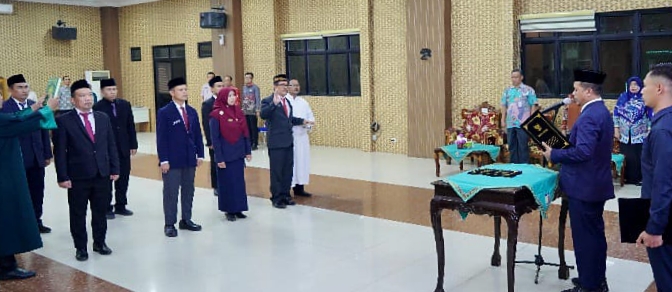Bupati Pringsewu Lantik Pejabat Pengawas dan Pejabat Fungsional Kesehatan, Tegaskan Integritas dan Reformasi Birokrasi