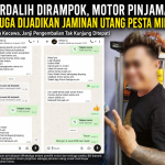 Dugaan Motor Dijadikan Jaminan Utang: Motor Pinjaman Belum Kembali, Pemilik Pertimbangkan Jalur Hukum