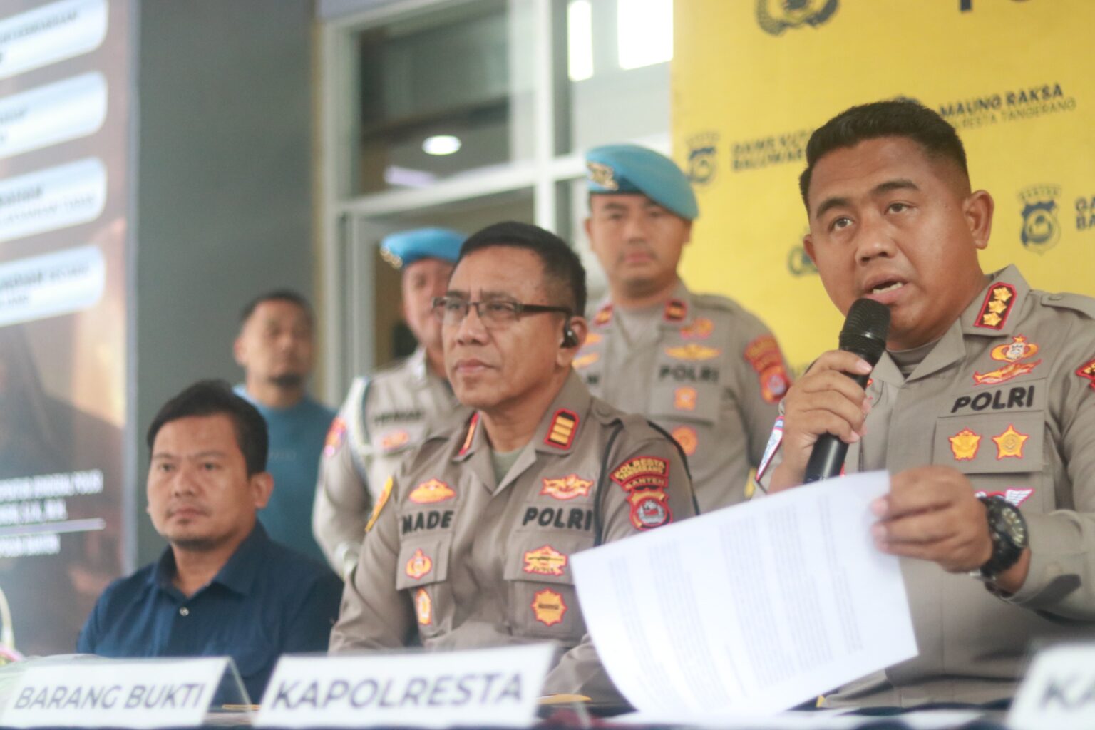 Polisi Ungkap Kasus Curas di Tigaraksa, Pelaku Ditangkap usai Kabur ke Sumatera Selatan