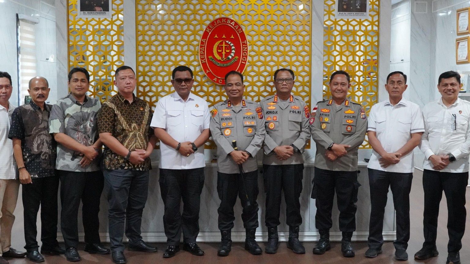 Sebagai Pejabat Baru, Kapolda Aceh Berkunjung dan Silaturahmi ke Kejati Aceh