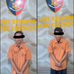Tekab 308 Polsek Kedondong Tangkap Pelaku Pencurian HP dan Penadah di Way Khilau
