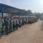 KARYA BAKTI KODIM 0427/WAY KANAN WUJUDKAN KEPEDULIAN DAN SEMANGAT GOTONG ROYONG BERSAMA MASYARAKAT KAMPUNG LEBAK PENIANGAN