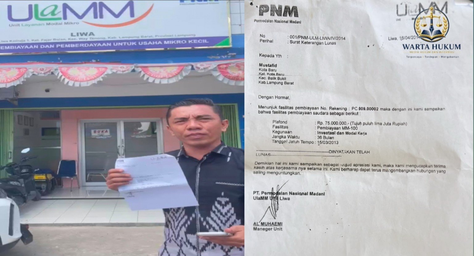 Diduga Nasabah Sudah Lunas, Jaminan Masih Hendak Dilelang, Advokat Fesbian Fajrin Siapkan Laporan Polisi terhadap Bank Ulam Lampung Barat