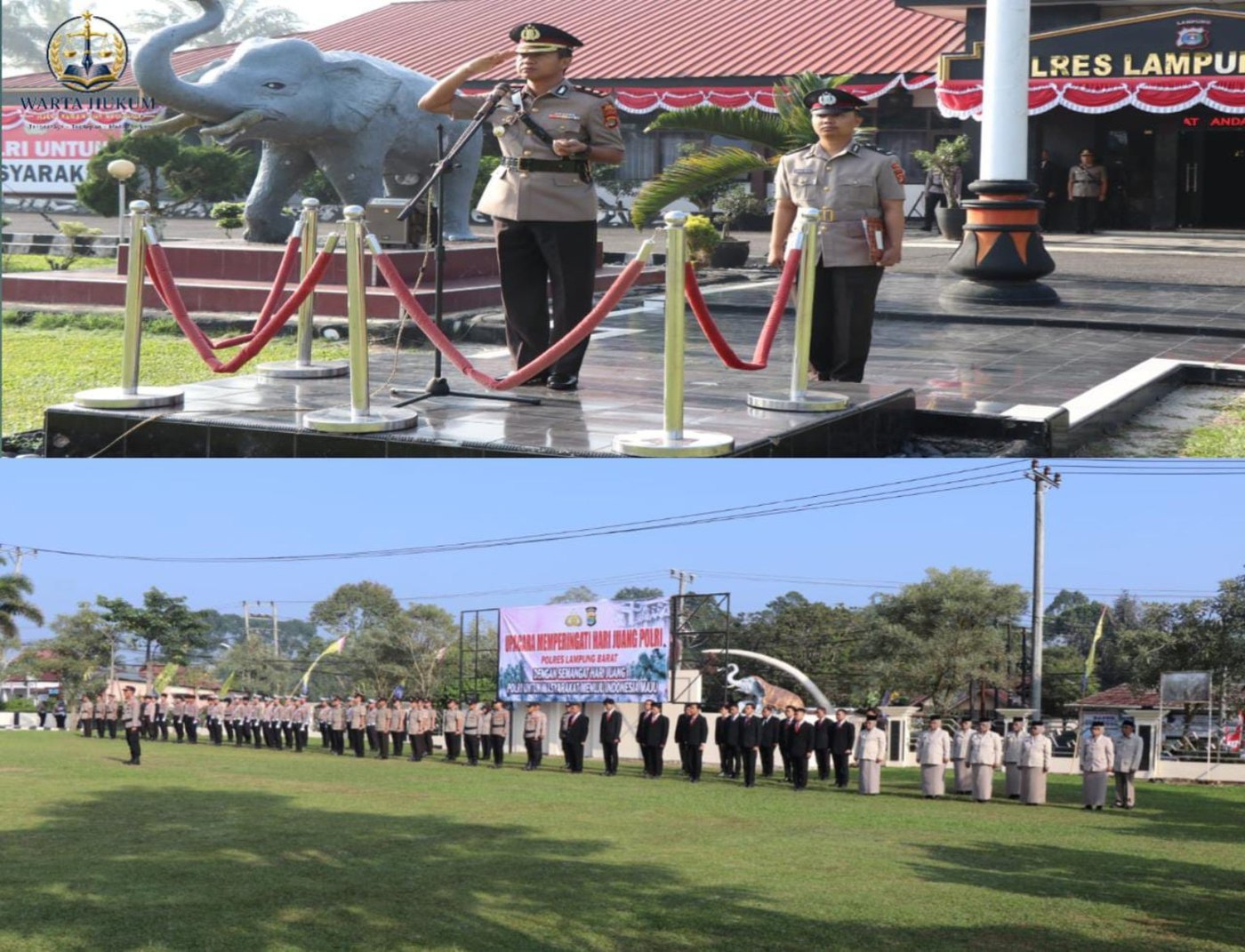 Hari Juang Polri di Lampung Barat, Polres Perkuat Komitmen Jaga Kamtibmas dan Layani Masyarakat