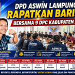DPD ASWIN Lampung Rapatkan Barisan, Konsolidasi Bersama 9 DPC