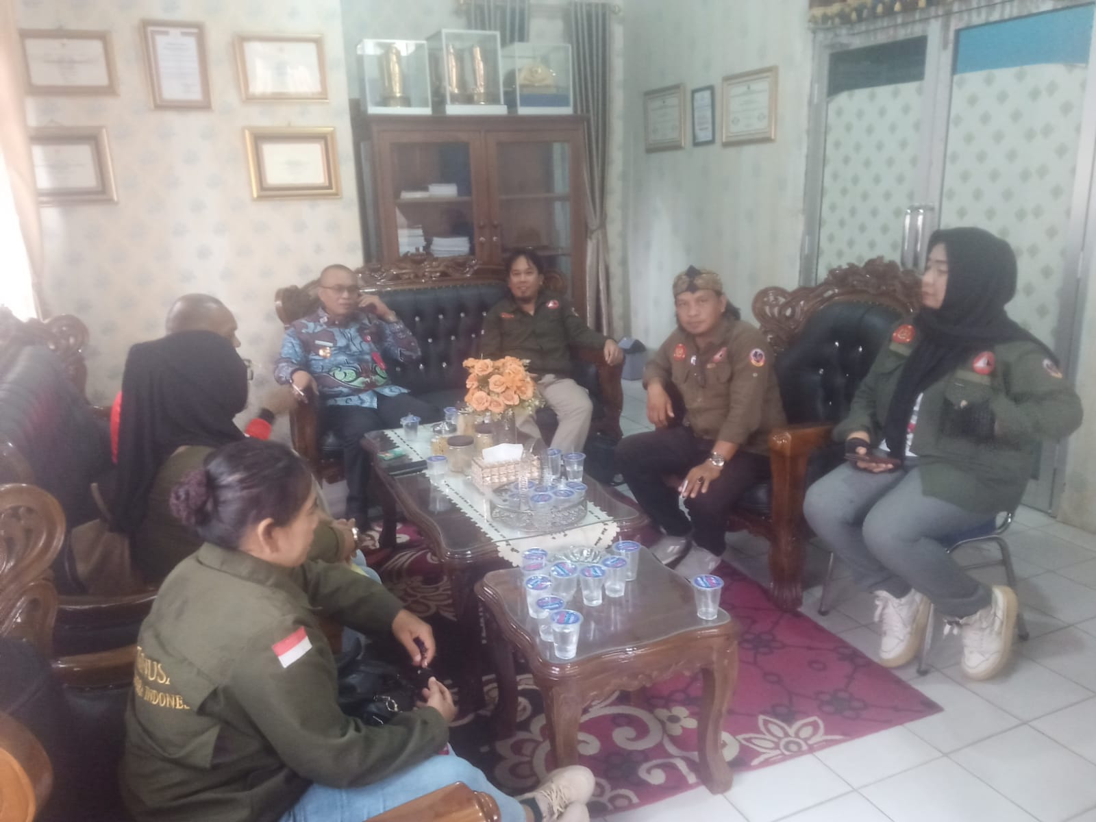 Perkuat Sinergi, LSM Trinusa DPC Lampung Utara Audiensi dengan Dinas Perhubungan