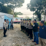 Kapolsek Tigaraksa Bersama Camat dan Lurah Kaduagung Cek Lahan Kering Terbakar