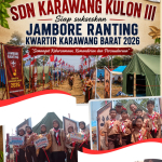SDN Karawang Kulon III Ramaikan Jambore Ranting Karawang Barat 2026, Perkuat Gotong Royong dan Persaudaraan