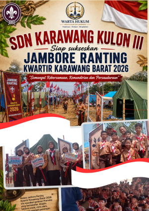 SDN Karawang Kulon III Ramaikan Jambore Ranting Karawang Barat 2026, Perkuat Gotong Royong dan Persaudaraan