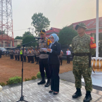 ANTISIPASI KEBAKARAN HUTAN DAN LAHAN, POLRES WAY KANAN GELAR APEL KESIAPSIAGAAN