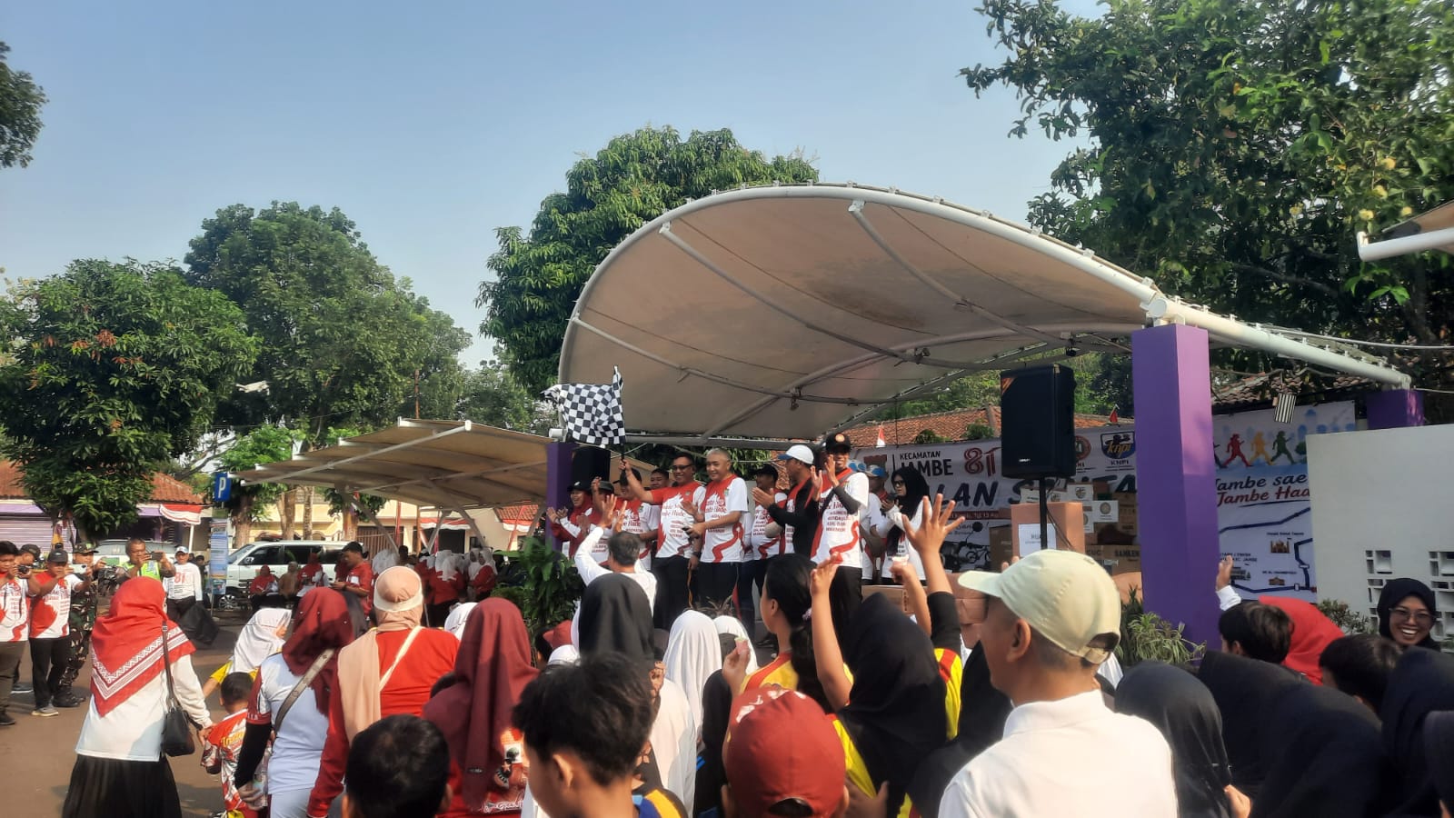 Polsek Tigaraksa Amankan Bakti Sosial JMSI HUT RI ke-81