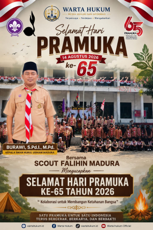 Pramuka ke-65, SMAN Nurul Usmani Madura Teguhkan Pendidikan Karakter Generasi Muda
