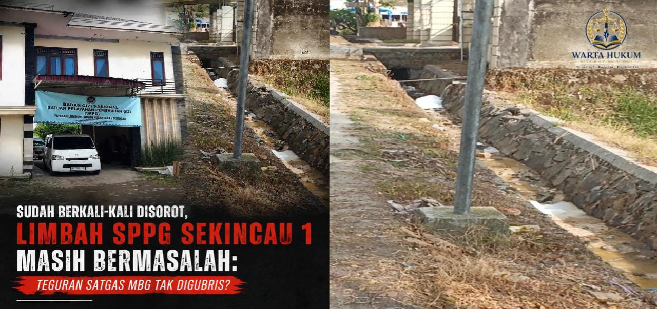 Limbah SPPG Sekincau 1 Kembali Disorot, Publik Minta Sanksi Tegas