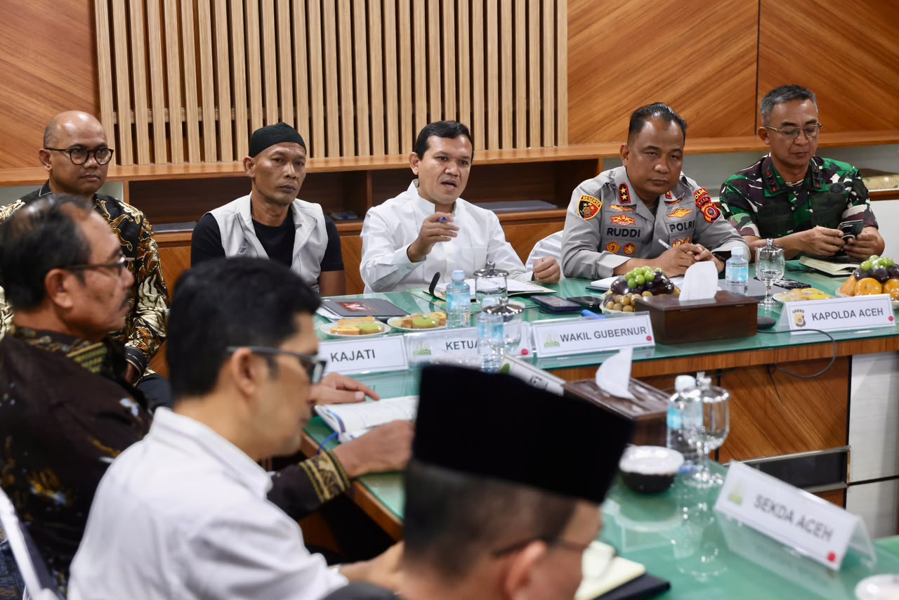 Rapat Forkopimda Aceh Bahas Kerusuhan dan Bendera Bintang Bulan