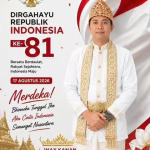 DIRGAHAYU RI KE-81: KETUA DPD PSI WAY KAN NOFRIKA DURIS PRATAMA SERUKAN SEMANGAT “BERSATU BERDAULAT, RAKYAT SEJAHTERA
