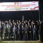 Pemkab Lampung Barat Gelar Apel Kehormatan dan Renungan Suci di TMP Liwa