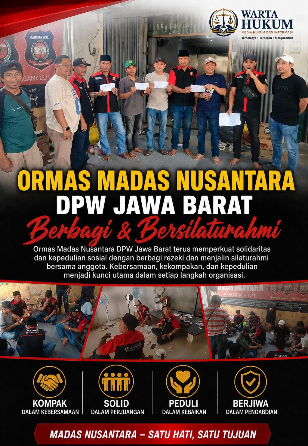 Turnamen Domino HUT RI ke-81 Ditutup, Ketua DPW MADAS Nusantara Jabar Tekankan Sportivitas dan Kebersamaan