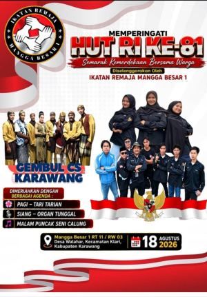 HUT ke-81 Kemerdekaan RI, IRM Mangga Besar Semarakkan Perayaan dengan Seni dan Gotong Royong