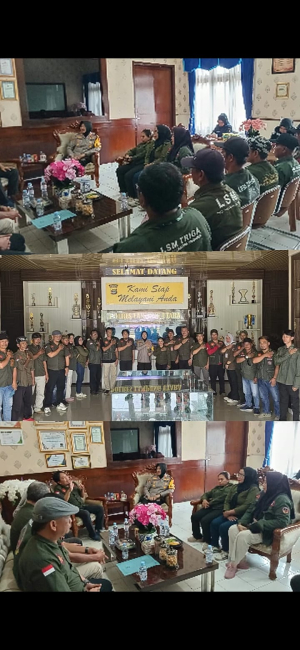 LSM TRINUSA Audiensi Kapolres Lampung Utara, Dorong Sinergi