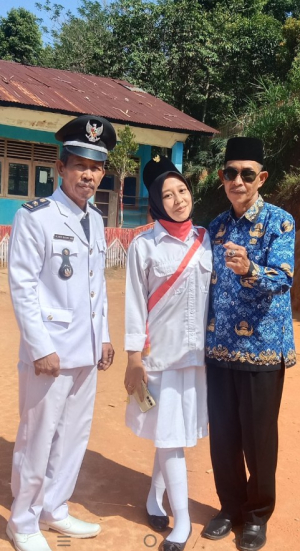 HUT RI ke-81, Desa Sebaja OKU Selatan Gelar Upacara