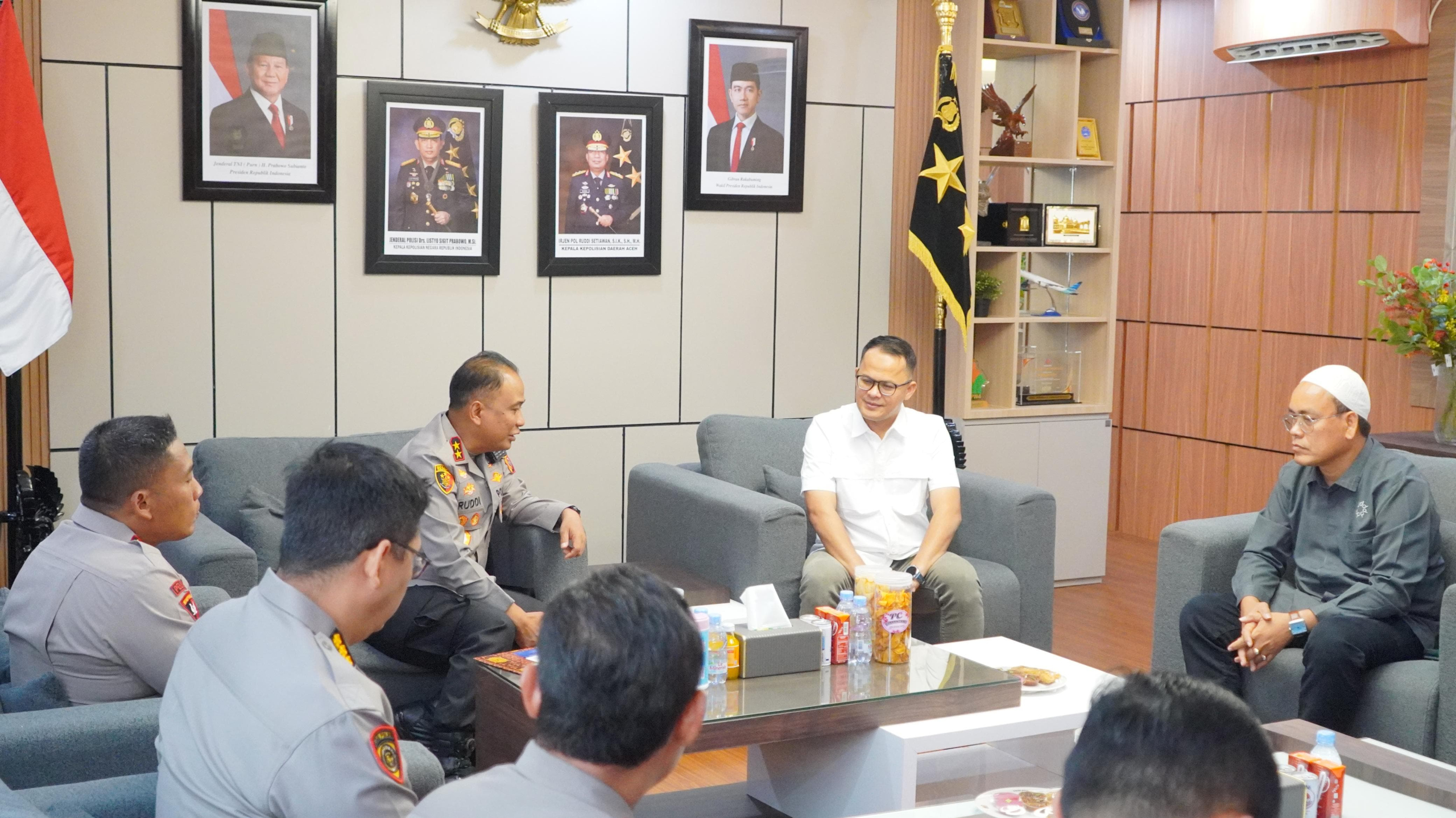 Kapolda Aceh Terima Silaturahmi Dirut PT PEMA Bahas Sinergi