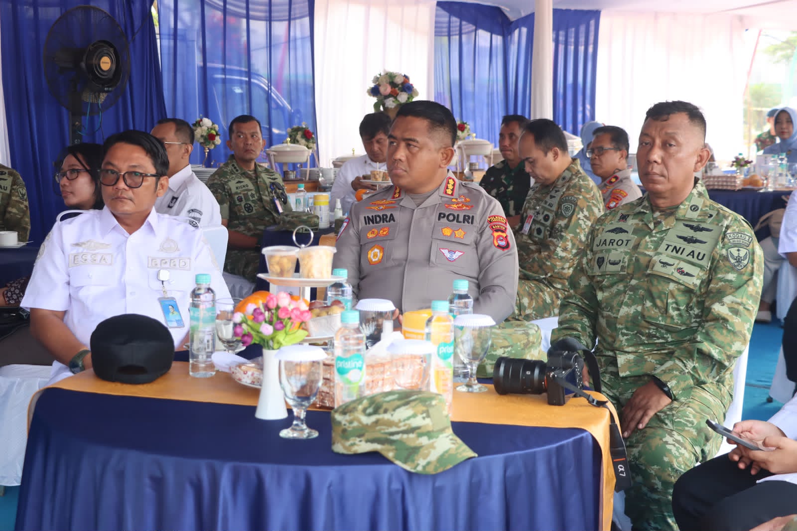 Kapolresta Tangerang Hadiri Groundbreaking Mako Lanud Saleh Basarah