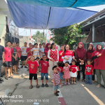 HUT RI ke-81, Warga Gang Mangga VII Gelar Upacara dan Lomba