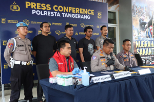 Kasus Matel Diduga Peras Pengendara Cikupa, Tiga Ditangkap
