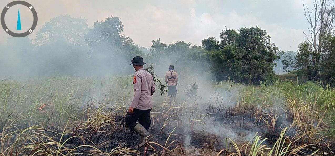Karhutla TN Way Kambas, 673,4 Hektare Terbakar di Tengah Medan Sulit