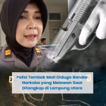 POLISI TEMBAK MATI DIDUGA BANDAR NARKOBA DI MUARA JAYA LAMPUNG UTARA, 3 PERSONEL LUKA