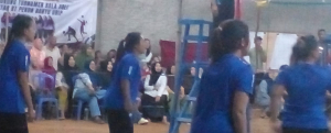 Semarak HUT Kemerdekaan RI ke-81, Warga RT 05 RW 02 Pekon Banyu Urip Gelar Kompetisi Bola Voli Putra-Putri