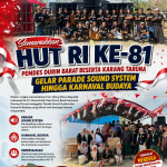 Semarakkan HUT RI ke-81, Pemdes Durin Barat Beserta Karang Taruna Gelar Parade Sound System Hingga Karnaval Budaya
