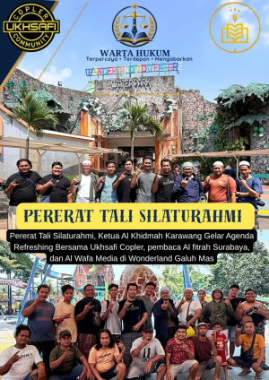 Pererat Tali Silaturahmi, Ketua Al Khidmah Karawang Gelar Agenda Refreshing Bersama