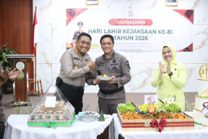 Hadiri Tasyakuran Hari Kejaksaan, Kapolresta Tangerang Dorong Perkuat Sinergi Penegakan Hukum Profesional dan Humanis