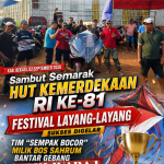 Tim Sempak Bocor Bos Sahrum Juara Festival Layang-Layang