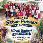 Lingga Tari Sekar Pakuan Karawang Turut Meriahkan Kirab Budaya HUT Desa Sukaluyu ke-47
