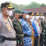 Gelar Apel Gabungan, Polresta Tangerang Siaga Hadapi Erupsi Gunung Anak Krakatau