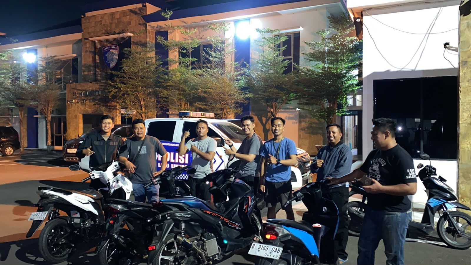 Cegah Balap Liar, Satlantas Tangerang Amankan Empat Motor