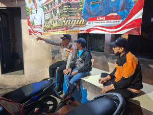 Sambang Warga Jatiwaringin, Polsek Mauk Jaga Kamtibmas