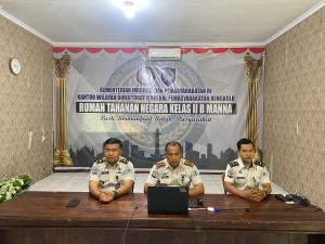 Rutan Manna Ikuti Rapat Penyerahan Arsip Statis Kemenimipas