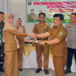 Pisah Sambut Kepala UPTD Puskesmas Ngaras, Nova Yusenta Pindah Tugas