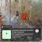 Kebakaran Lahan di Simpang Tais Talang Bulang Belum Diketahui Penyebabnya