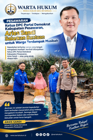 Aries Sandi Salurkan Bantuan untuk Lansia di Negeri Katon