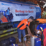 Rumah Zakat dan BPBD Pringsewu Salurkan Air Bersih Gratis
