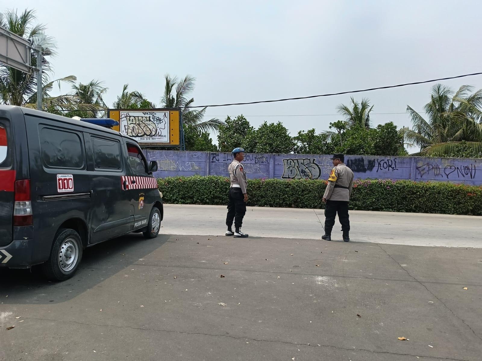 Polsek Mauk Patroli Siang Antisipasi Gangguan Kamtibmas