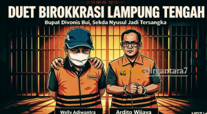 Bupati Divonis 5 Tahun, Sekda Lampung Tengah Menyusul Ditahan Polda Lampung