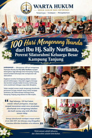 100 Hari Mengenang Ibunda, Keluarga Besar Kampung Tanjung Pererat Silaturahmi
